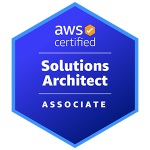 AWS Solutions Architect Associate badge